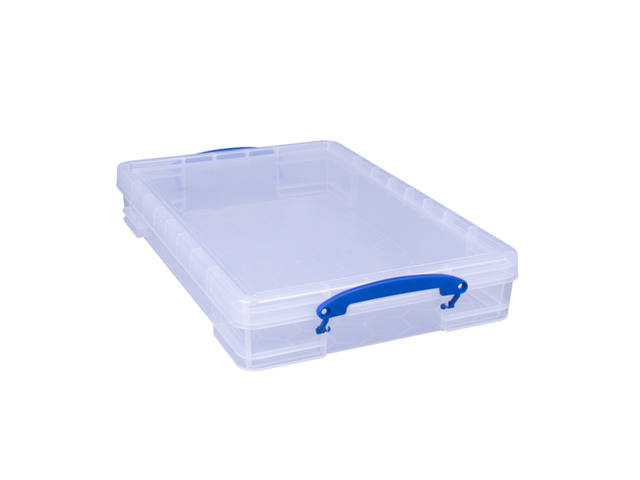 Opbergbox RU 10ltr 520x340x85mm transp wit