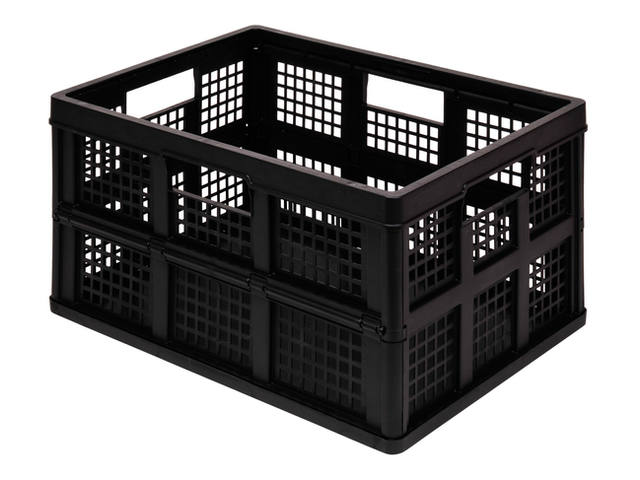 Opbergbox RU 45ltr 570x390x285mm opvouwb zwart
