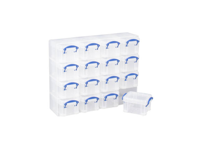 Opbergbox RU 16x 0.14ltr 280x224x65mm transp wit