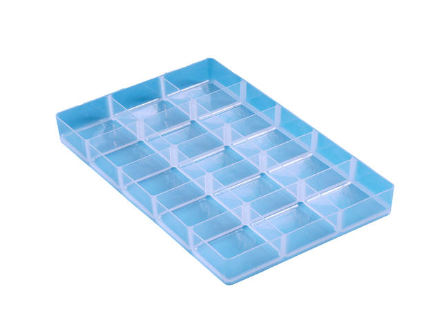 Tray RU tbv 4 en 9ltr 342x215x35mm transp wit