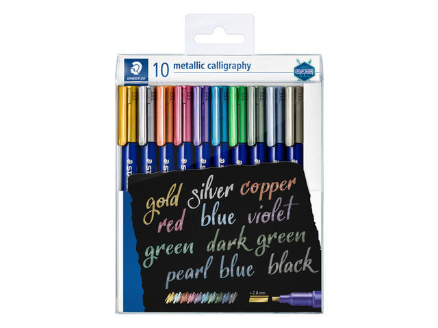 Kalligrafiepen Staedtler metallic ass