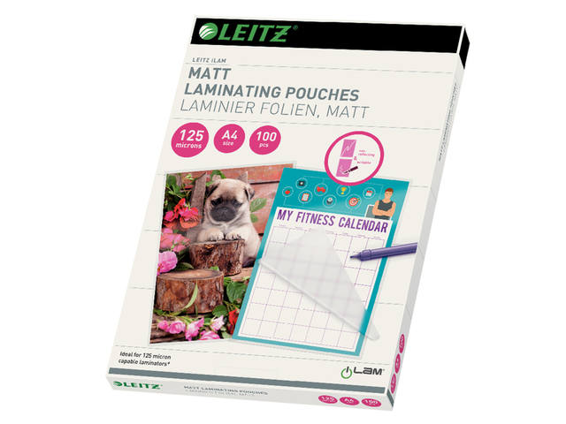Lamineerhoes Leitz iLAM A4 2x125micron EVA Mat