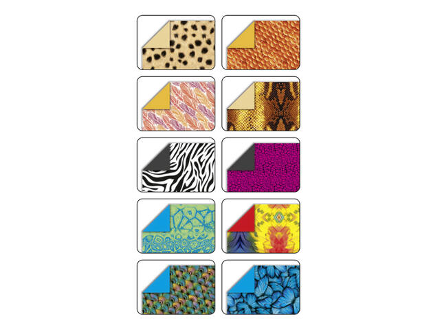 Vouwblaadjes Folia 80gr 15x15cm 50v 2z wildlife
