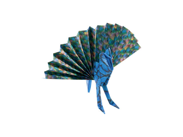Vouwblaadjes Folia 80gr 15x15cm 50v 2z wildlife