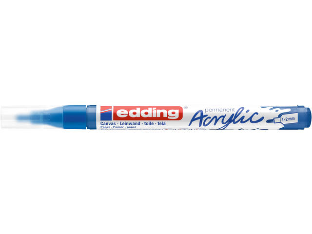 Acrylmarker edding e-5300  F gentiaanblauw