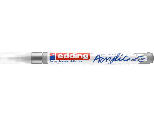 Acrylmarker edding e-5300  F zilver