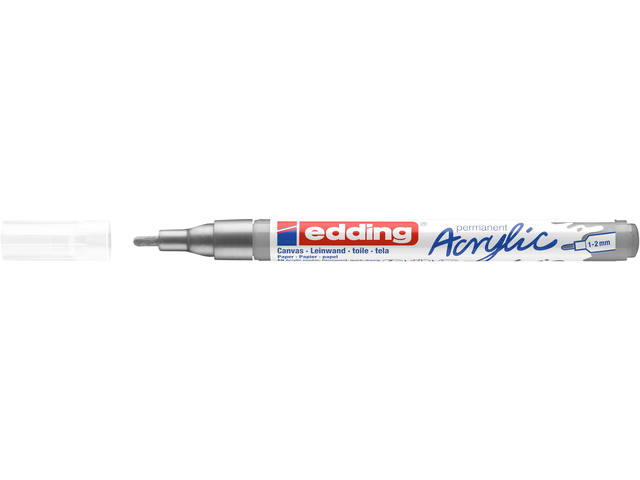 Acrylmarker edding e-5300  F zilver
