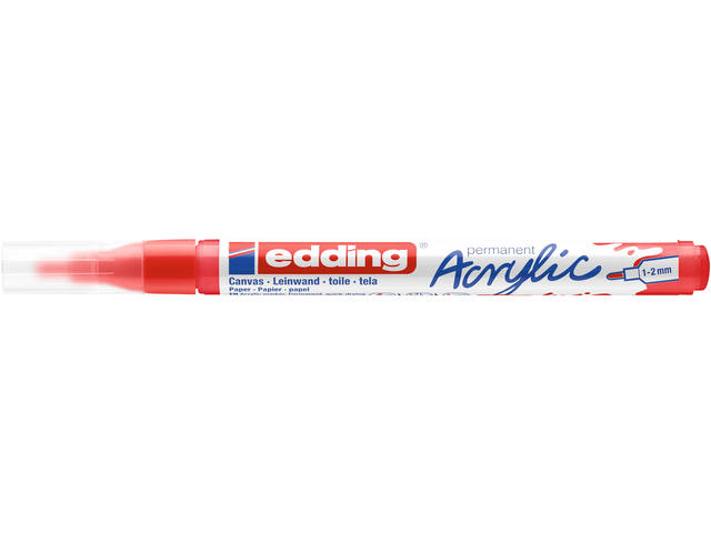 Acrylmarker edding e-5300 F verkeersrood