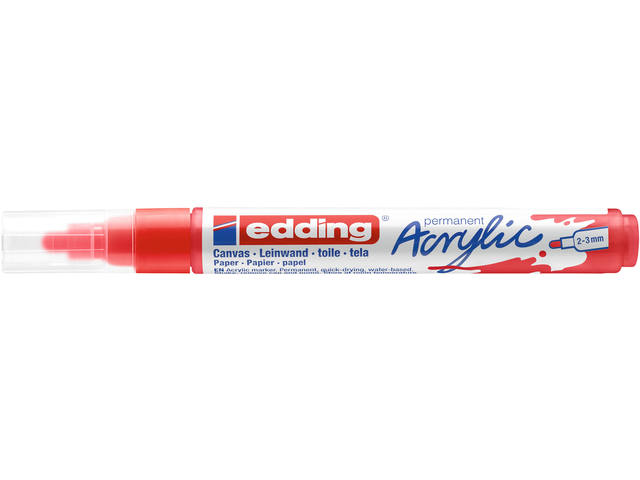 Acrylmarker edding e-5100 M verkeersrood
