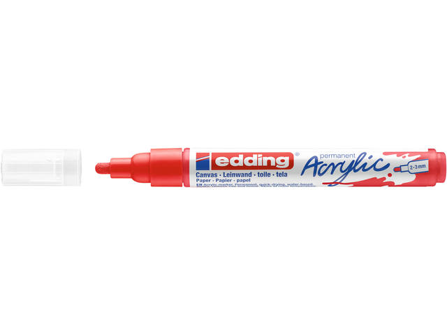 Acrylmarker edding e-5100 M verkeersrood