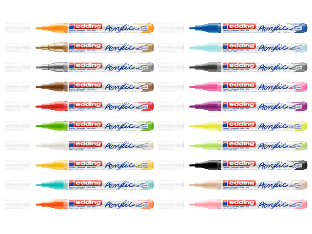 Acrylmarker edding e-5300 F zwart
