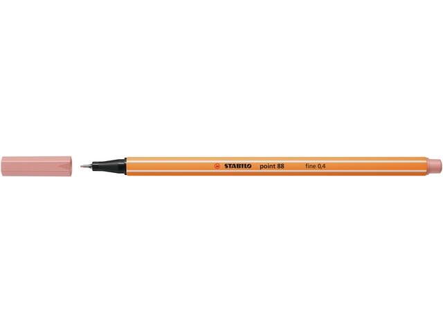 Fineliner STABILO point 88/28 F donkerblush