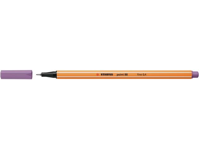 Fineliner STABILO point 88/62 F pruimenpaars