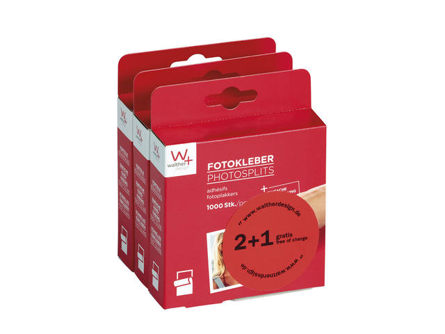 Fototape walther design 10x12mm 3x1000 stuks
