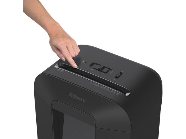 Papiervernietiger Fellowes LX85 4x40mm zwart