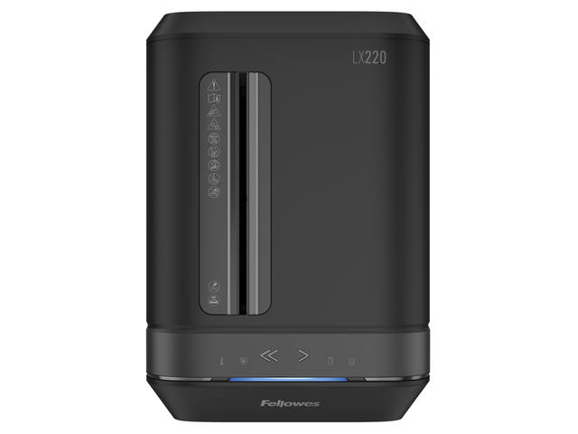Papiervernietiger Fellowes LX220 2x12mm zwart