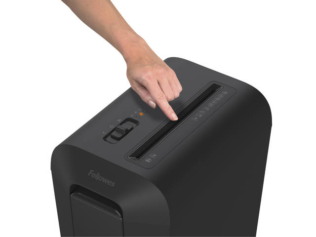 Papiervernietiger Fellowes LX65 4x40mm zwart