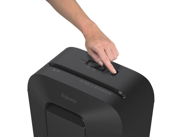 Papiervernietiger Fellowes LX45 4x37mm zwart