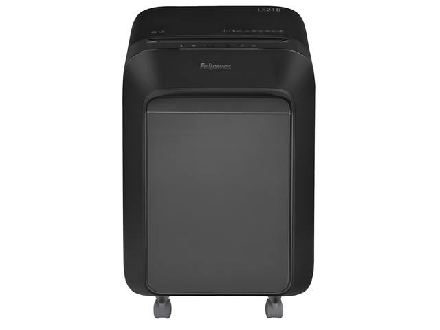 Papiervernietiger Fellowes LX210 4x12mm zwart