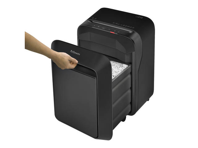 Papiervernietiger Fellowes LX210 4x12mm zwart