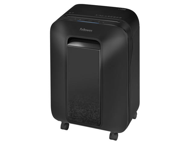 Papiervernietiger Fellowes LX200 4x12mm zwart