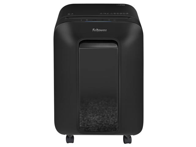 Papiervernietiger Fellowes LX200 4x12mm zwart