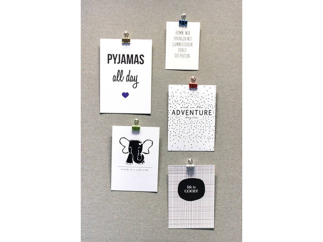 Papierklem MAUL 215 7mm + 9mm 24st assorti