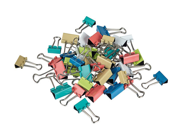 Papierklem MAUL 215 7mm + 9mm 24st assorti