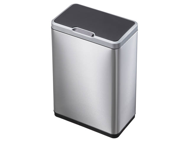 Afvalbak EKO Mirage met sensor 20+20liter RVS mat