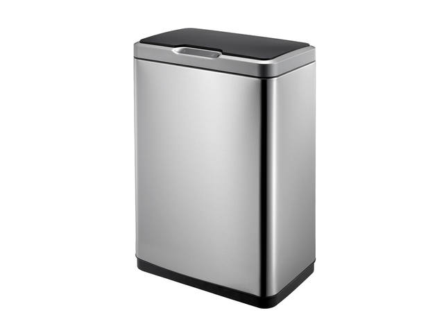 Afvalbak EKO Mirage met sensor 20+20liter RVS mat