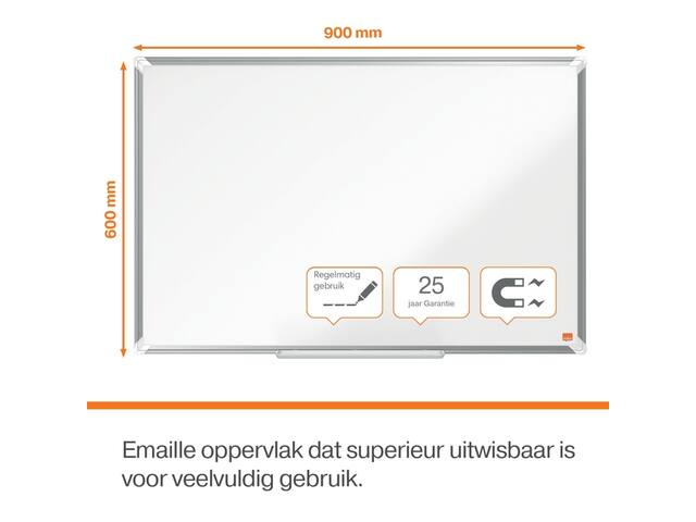Whiteboard Nobo Premium Plus 60x90cm emaille