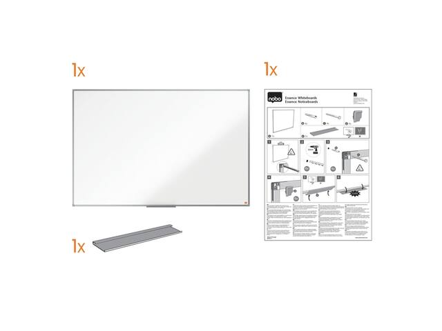 Whiteboard Nobo Essence 45x60cm staal