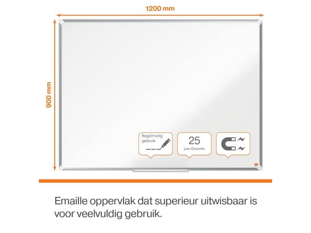 Whiteboard Nobo Premium Plus 90x120cm emaille