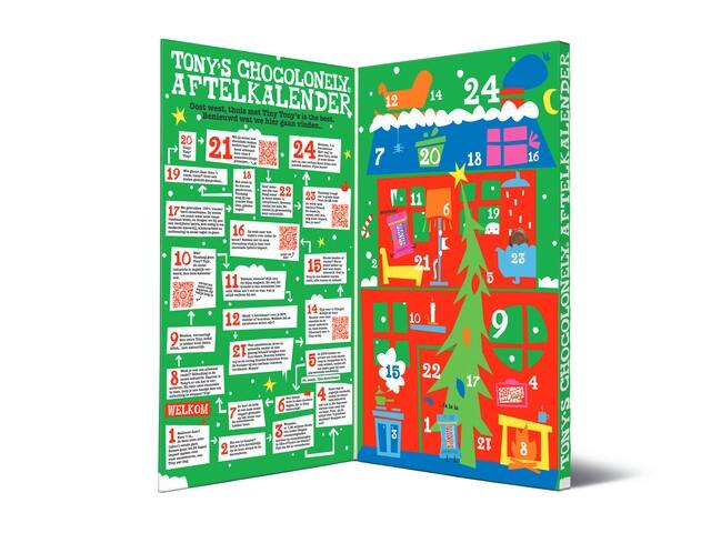 Chocolade Tony s Chocolonely Kerst Tiny calendar