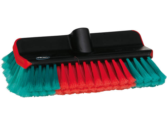 Wasborstel hoek Vikan met waterdoorvoer 28cm
