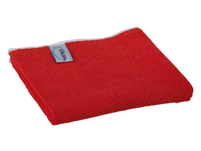 Microvezeldoek Vikan Basic 32x32cm rood