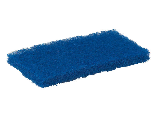 Schuurspons Vikan medium125x245x23mm blauw nylon