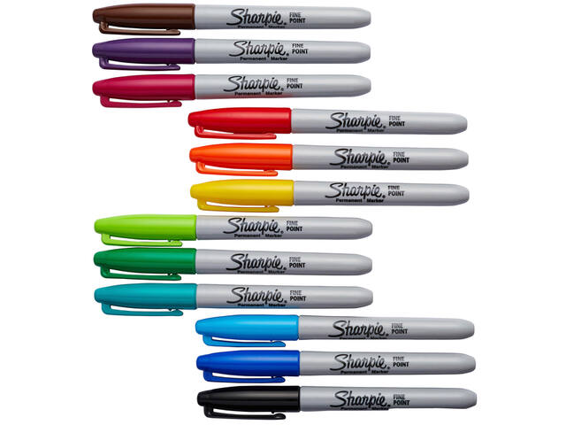 Viltstift Sharpie F assorti