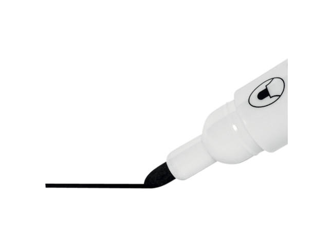 Whiteboardmarker Nobo Glide rond zwart 2mm