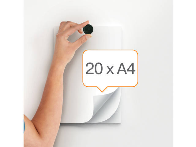 Magneet Nobo 38mm zwart 10 stuks