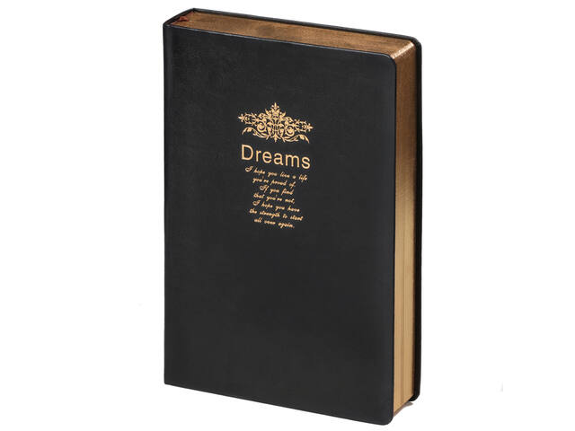 Notitieboek Kalpa Dreams 214x145x40mm zwart 416pag