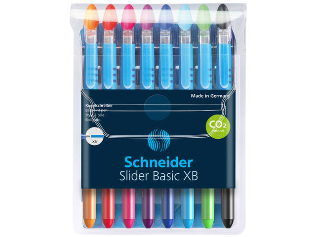 Rollerpen  Slider Basic Colours XB 8st assorti