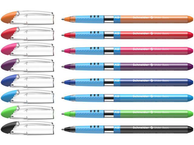 Rollerpen  Slider Basic Colours XB 8st assorti