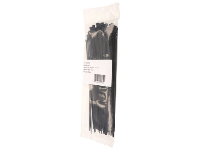 Kabelbinders IEZZY nylon 4.8x300mm D 81mm zwart