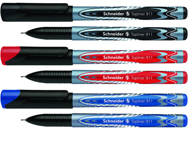 Fineliner Schneider Topliner 911 0.4mm blauw