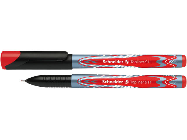 Fineliner Schneider Topliner 911 0.4mm rood