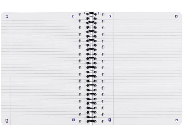 Collegeblk Oxf School A5+ ln 17gaats 160pag zwart