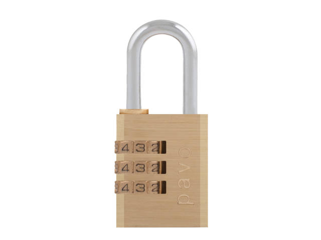 Hangslot Pavo met cijferslot 41x28x12mm