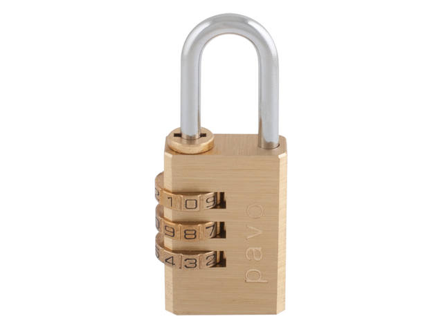 Hangslot Pavo met cijferslot 41x28x12mm