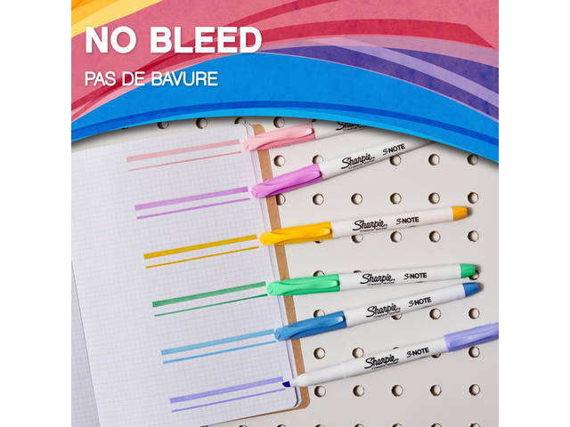 Markeerstift Sharpie S-note 12st assorti